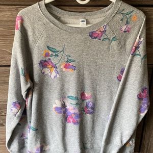Old navy floral sweater